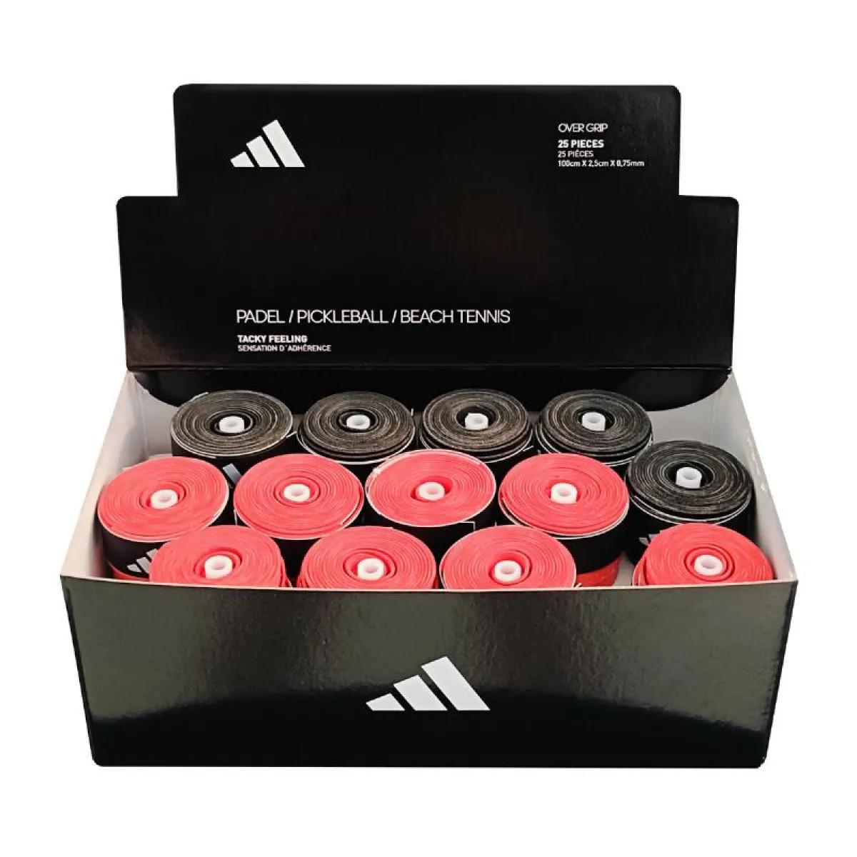 Adidas Micro Proferated Padel Overgrip Original Anti Slip Penyerap Keringat | Black Red White - Image 2