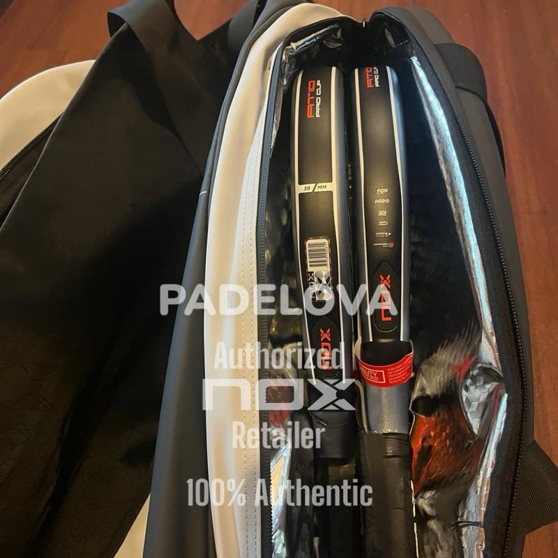 NOX Luxury Master Padel Bag – Tas Padel Thermal Premium – Black White l Tas Padel Pria Wanita | Padel Racket Bag Man Women - Image 3