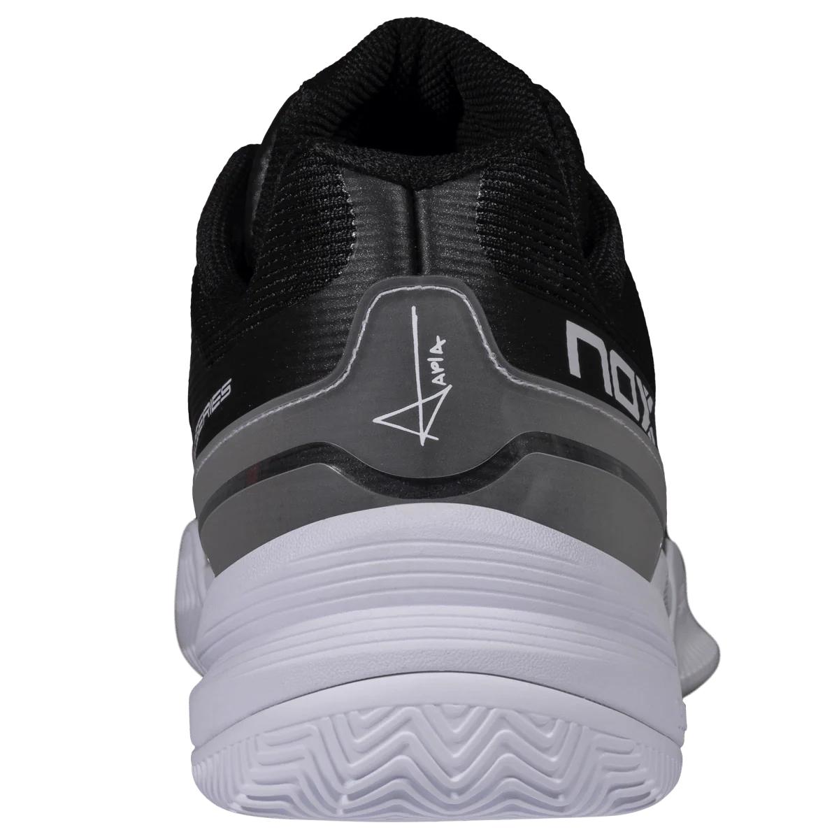 NOX AT10 PRO Sepatu Padel Original Agustin Tapia Shoes Premium Grip Stabil Cushion Nyaman | Black Hitam, White Putih, Silver Birch Black, Purple Ungu - Image 5