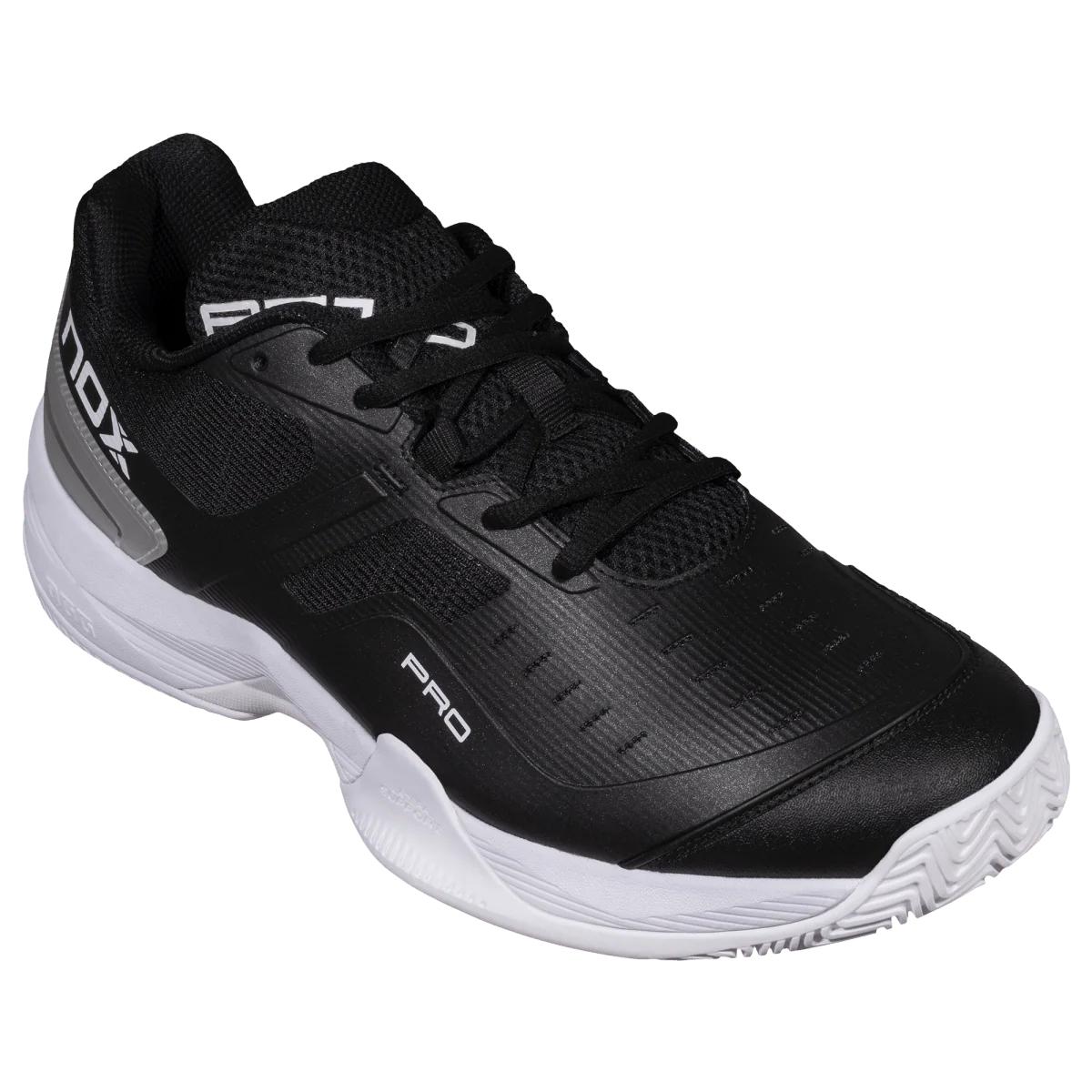 NOX AT10 PRO Sepatu Padel Original Agustin Tapia Shoes Premium Grip Stabil Cushion Nyaman | Black Hitam, White Putih, Silver Birch Black, Purple Ungu - Image 3