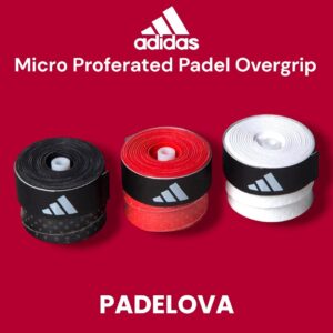 Adidas Micro Proferated Padel Overgrip Original Anti Slip Penyerap Keringat | Black Red White