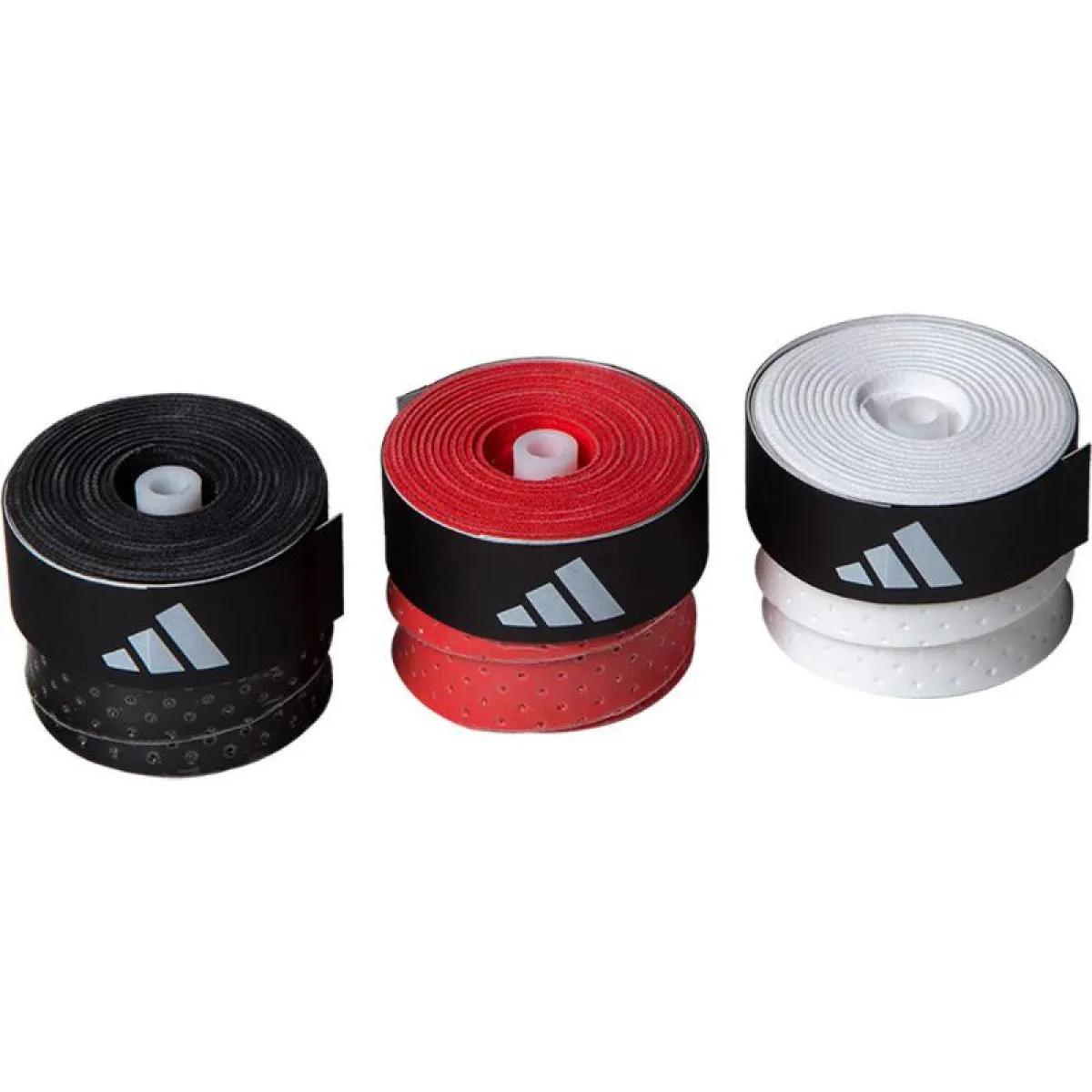 Adidas Micro Proferated Padel Overgrip Original Anti Slip Penyerap Keringat | Black Red White - Image 3