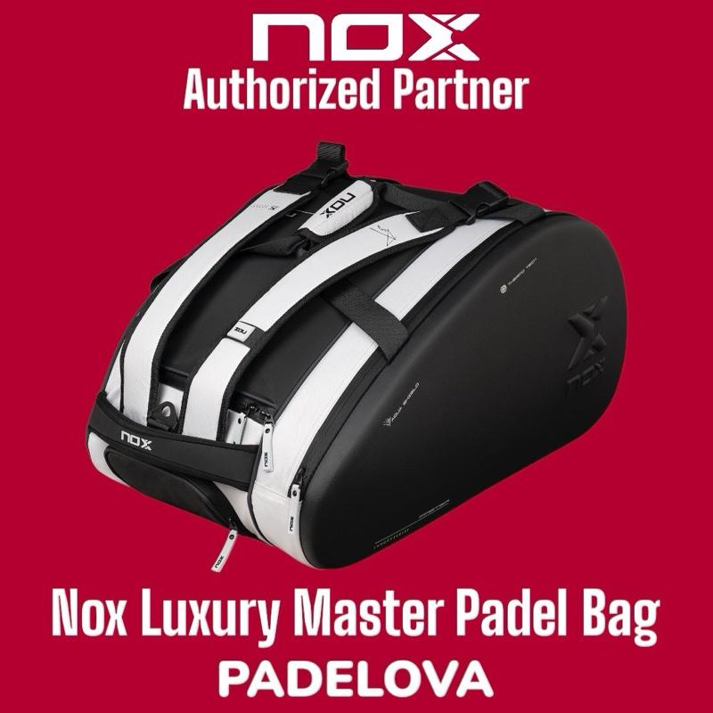Nox Luxury Master padel bag black white