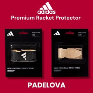 ADIDAS Padel Racket Protector Anti Dent Anti Gores | Tape Pelindung Frame Raket Padel - Black | Clear Transparent