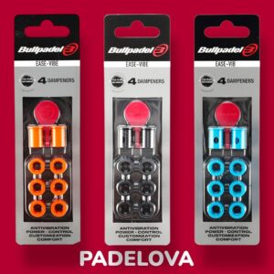BULLPADEL EASE VIBE - Peredam Getaran Raket Padel Reduce Vibration 60 Persen Aksesoris Raket Anti Getar Pencegahan Tennis Elbow - Shockout Dampener Damper Padel Racket / Raket Padel