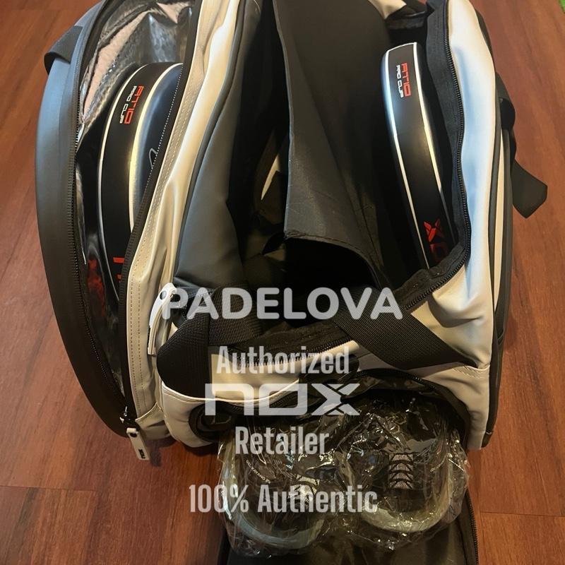 NOX Luxury Master Padel Bag – Tas Padel Thermal Premium – Black White l Tas Padel Pria Wanita | Padel Racket Bag Man Women - Image 5