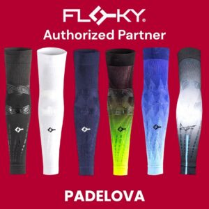 Floky NO STRAIN EVOLUTION Arm Sleeve Padel Anti Vibration, Pencegahan Tennis Padel Elbow - Black Hitam | White Putih | Navy Blue Biru | Fantasy | Arctic Radiance | Ice Comet | Tapia 2026 | Bali | Rio | Delhi