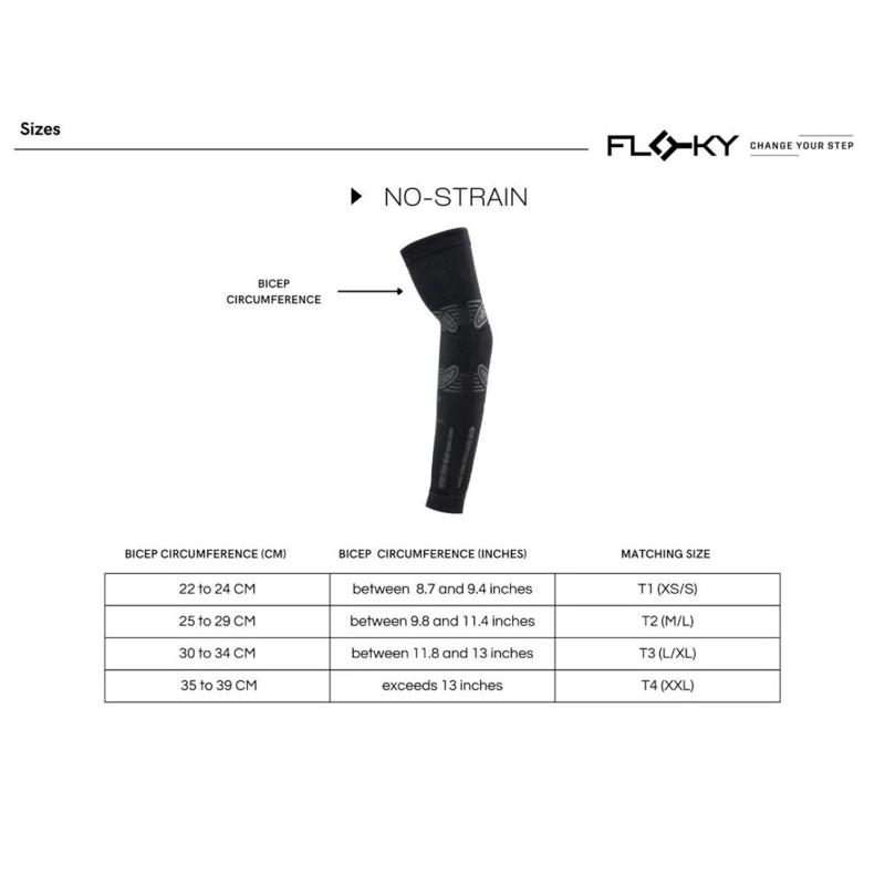 Floky NO STRAIN EVOLUTION Arm Sleeve Padel Anti Vibration, Pencegahan Tennis Padel Elbow - Black Hitam | White Putih | Navy Blue Biru | Fantasy | Arctic Radiance | Ice Comet | Tapia 2026 | Bali | Rio | Delhi - Image 9