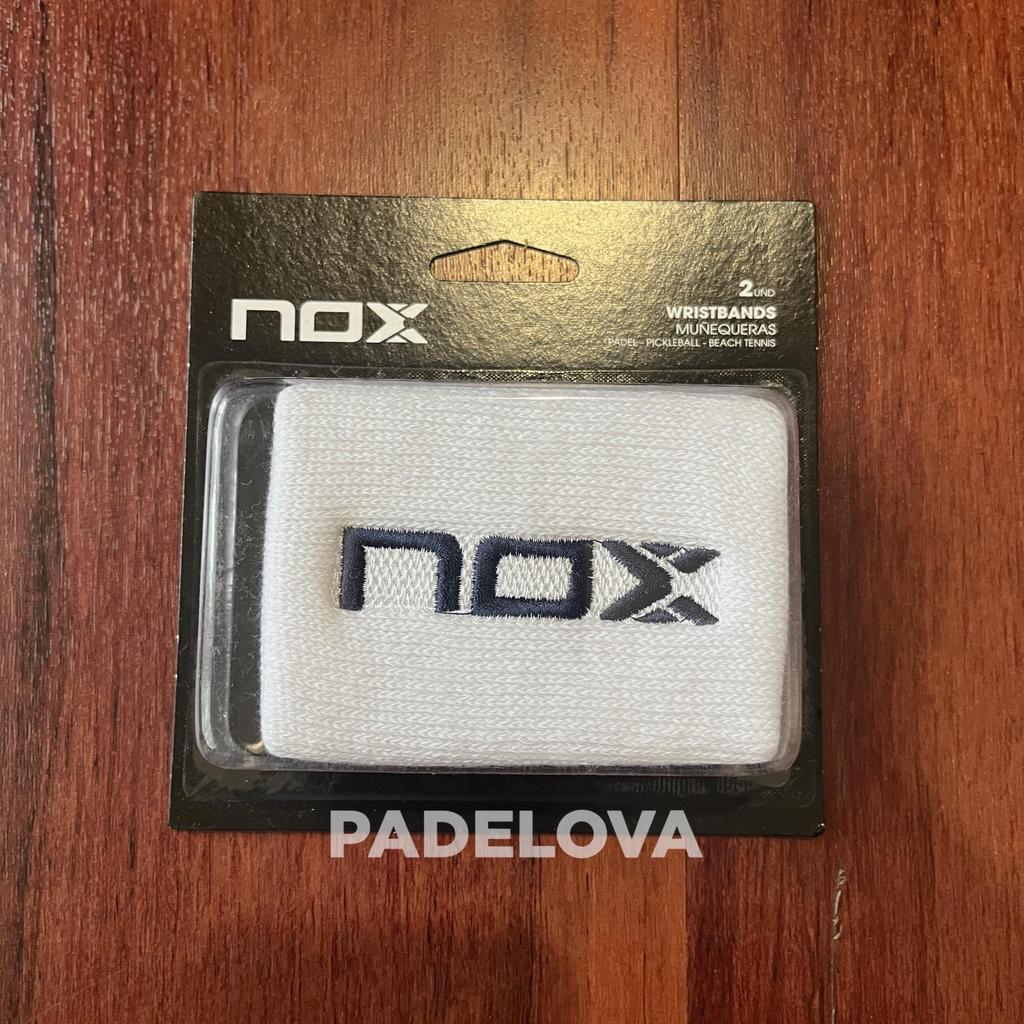 NOX Padel Wristband isi 2 per pack Wrist band sport Premium untuk Padel Tenis Pickleball Original Spain Menyerap Keringat dan Nyaman Dipakai Black Grey White Navy Hitam Abu Pink Red Merah - Image 7