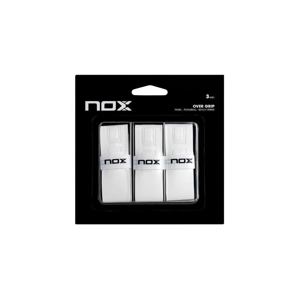 NOX Pro Overgrip Perforated Putih Original Grip Raket Padel Tennis Anti Slip Nyaman Isi 3 Pcs - Image 2