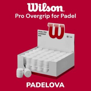 Wilson PRO Padel Overgrip Original Anti Slip Penyerap Keringat Putih White