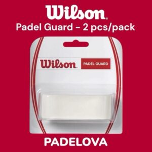 Wilson Padel Guard Protector Raket Padel Anti Dent Transparan Original 2 pcs pack