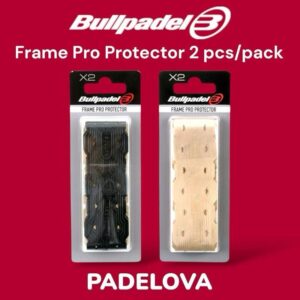 Bullpadel Frame Pro Protector Raket Padel Anti Dent Anti Gores - Transparan Black Original isi 2 pcs pack
