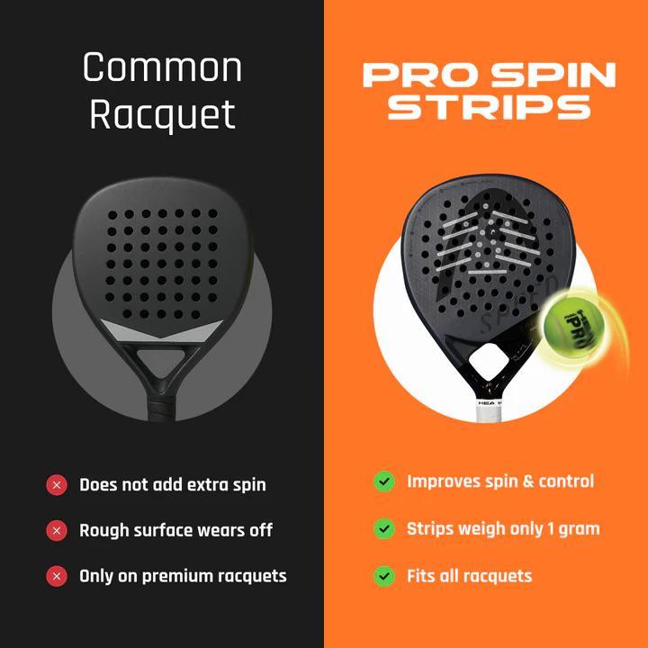 HEAD Pro Spin Strips Padel Rezztek Spin Enhancer Ultra-thin Lightweight 2g per Raket Tahan 50 Jam Customizable Mudah Dilepas - Ball, Bola - Image 4