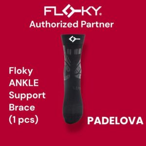FLOKY ANKLE Support Anklet - Penyangga Pergelangan Kaki Elastis untuk Olahraga (Ankle Brace) - Padel, Tennis, Running