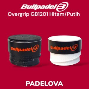 Bullpadel GB1201 Overgrip Padel Tenis Original Anti Slip Penyerap Keringat Hitam Putih