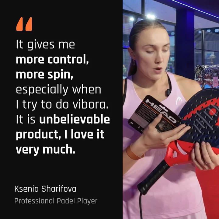 HEAD Pro Spin Strips Padel Rezztek Spin Enhancer Ultra-thin Lightweight 2g per Raket Tahan 50 Jam Customizable Mudah Dilepas - Ball, Bola - Image 2