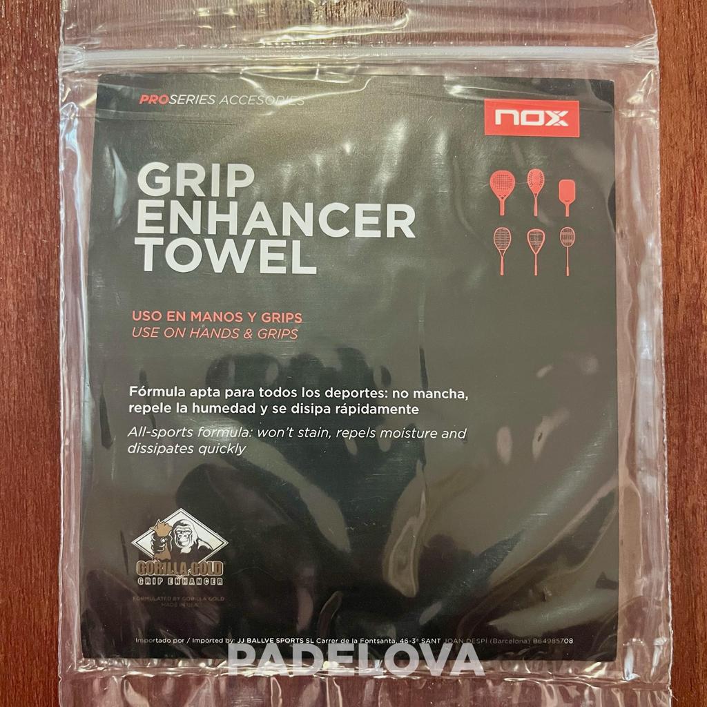 NOX x Gorilla Gold Grip Enhancer Towel Padel Original Handuk Anti Licin Raket Padel Grip Booster Miguel Lamperti - Image 2