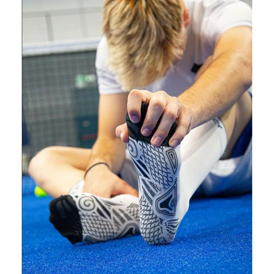 FLOKY S-MASH Kaos Kaki Biomekanik Padel & Tennis (Isi Sepasang Pack) - Anti Slip, Kompresi Achilles, Ankle Support - Image 3