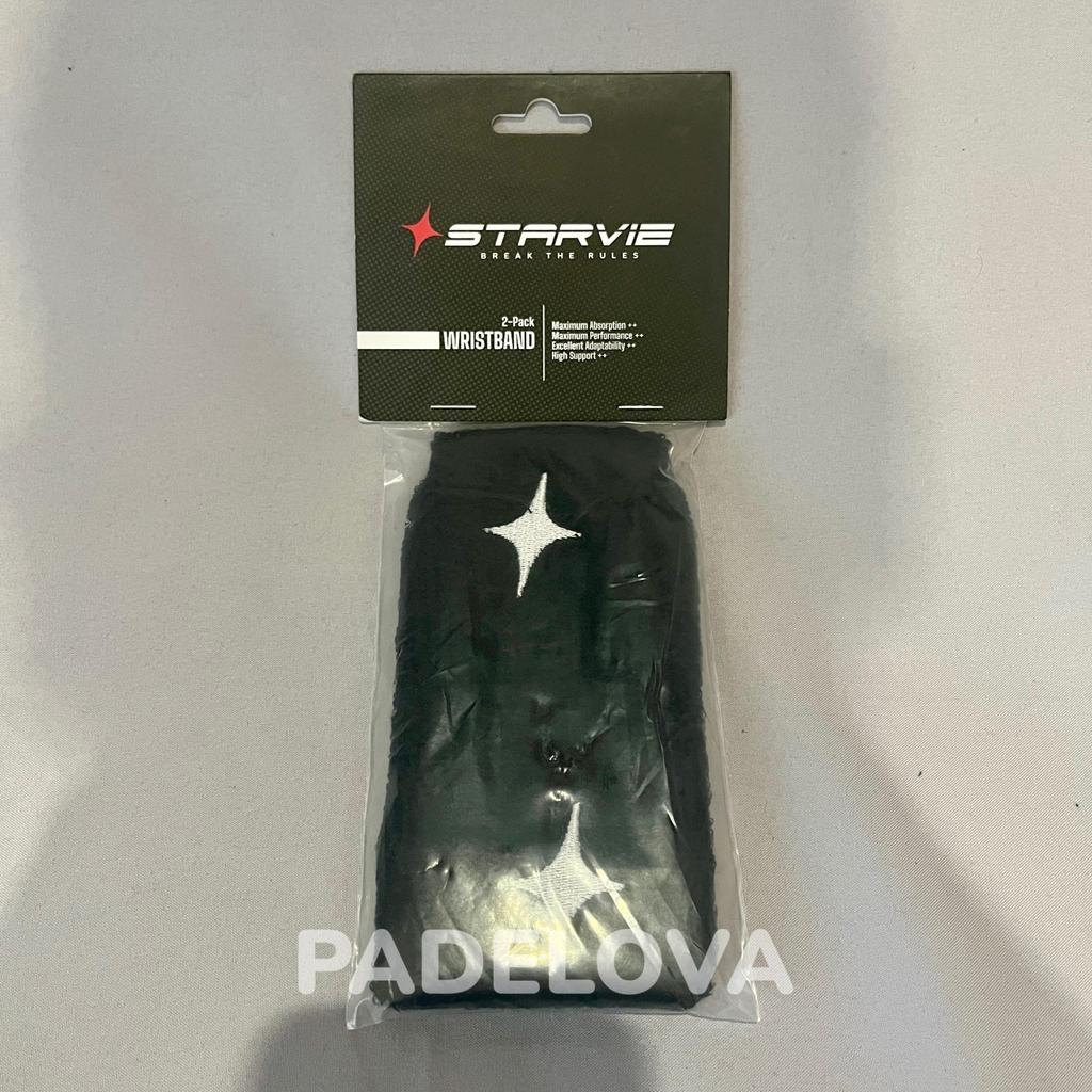 StarVie Star Wristband Gelang Keringat Padel Original Hitam 2 pcs - Image 5