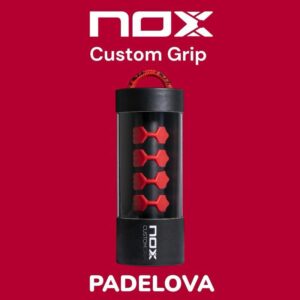 Nox CustomGrip Padel Grip System Anti Slip & Anti Vibration dengan Sistem Silicone Rings Customizable untuk Kenyamanan dan Stabilitas Pegangan - Raket, Alat