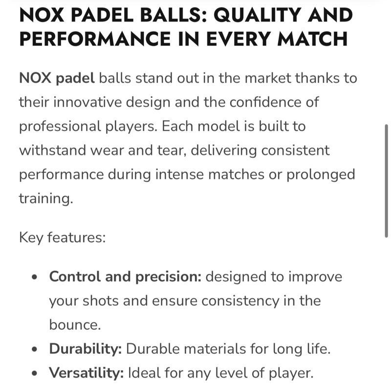 NOX Nerbo Bola Padel 3 Balls Premium Awet Stabil - Harga Club Reclub Reseller Available - Image 3