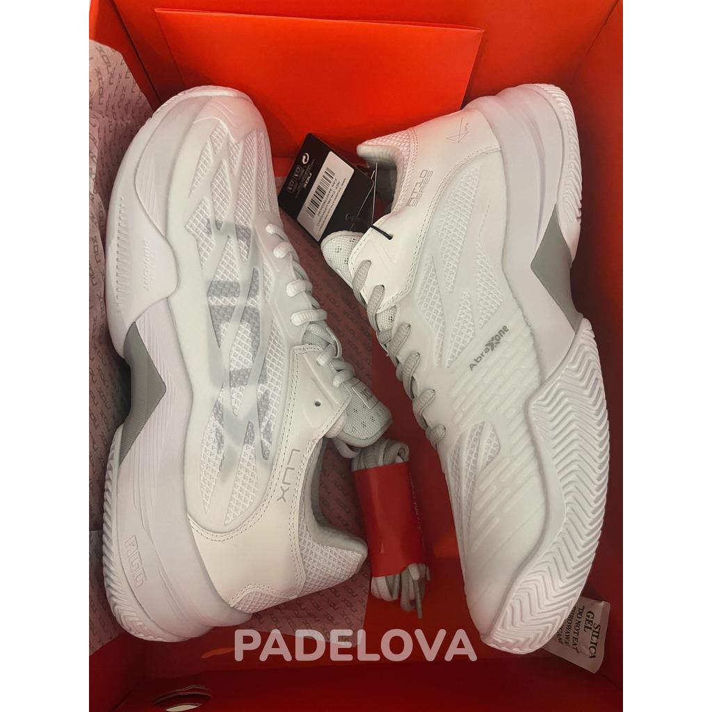 NOX AT10 LUX Padel Shoes - Sepatu Padel Premium dengan Perlindungan Kaki & Kenyamanan Premium untuk Pemain Intermediate hingga Advanced Black Hitam, White Putih, Blue Biru Dark Slate Allure, Feather Grey Cream - Image 7