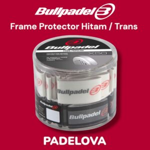 [READY] Bullpadel Frame Protector Pelindung Frame Raket Padel Drum - Black Hitam - Transparent Transparan