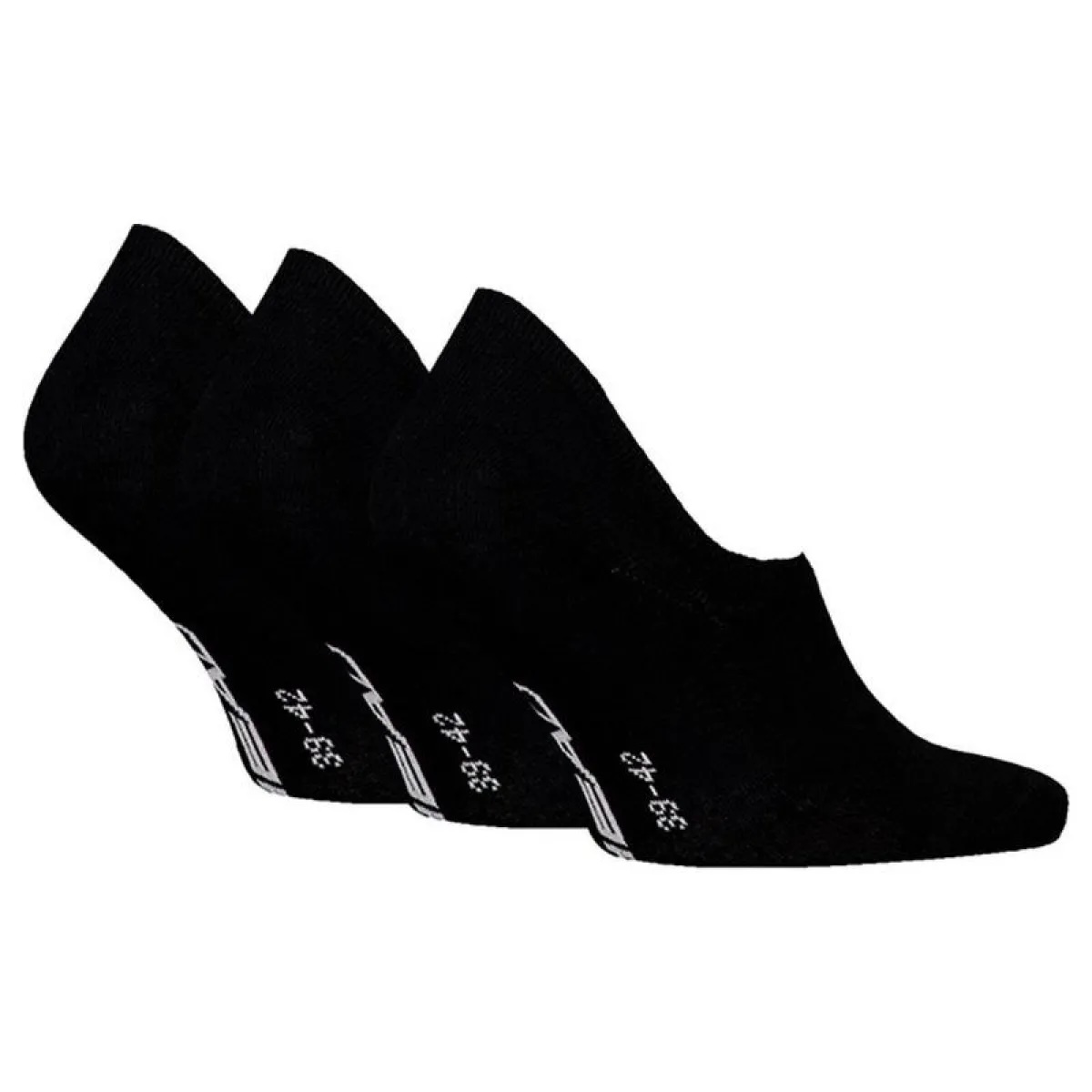 HEAD All Sports Invisible Socks Hitam 3 Pasang untuk Padel, Tennis, Pickleball, etc - Gambar 4