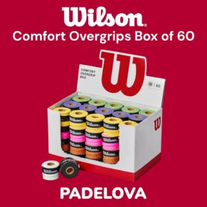[BOX 60] Wilson Comfort Overgrip Pilih Warna Padel Tennis Pickleball