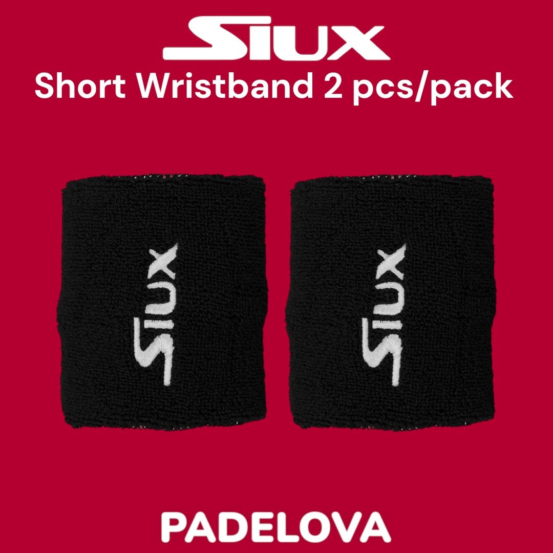 Siux Basic 26 Wristband Pendek 2 Pcs Padel Tennis Pickleball